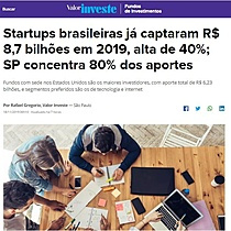 Startups brasileiras j captaram R$ 8,7 bilhes em 2019, alta de 40%; SP concentra 80% dos aportes